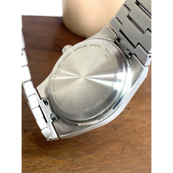 Tissot PRX Women's Watch Swiss Quartz Pink Dial Silver Steel 35mm T1372101133100 - Picture 7 of 15